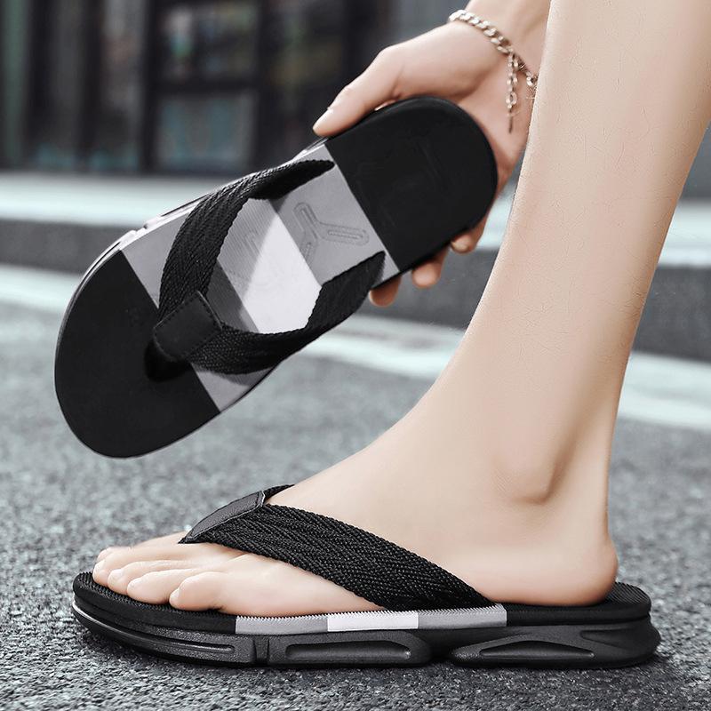 Ношение противоскользящих сандалий с фиксатором и защитой от запаха летом для занятий спортом на открытом воздухе, пляжные сандалии на мягкой подошве
