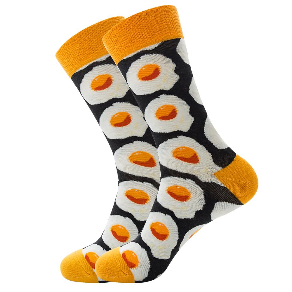 New INS Beer Corn Men's and Women's Socks Watermelon Dog Sushi Tide Socks Dog Socks Comfortable Breathable Socks