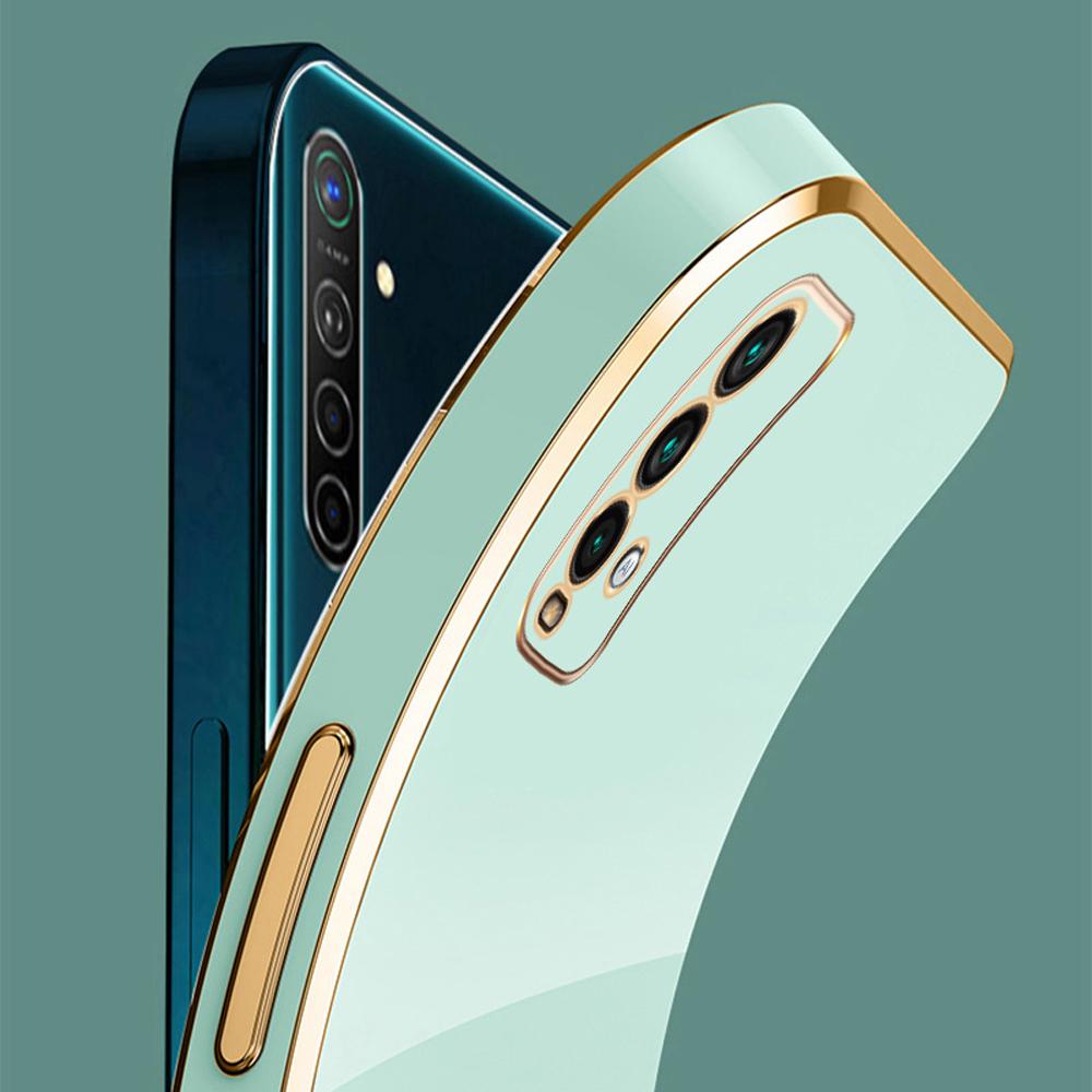 Для Xiaomi Redmi Note 9 чехол Luxury Square Plating M2003J15SC, M2003J15SG чехол для телефона противоударный силиконовый чехол-накладка Fundas