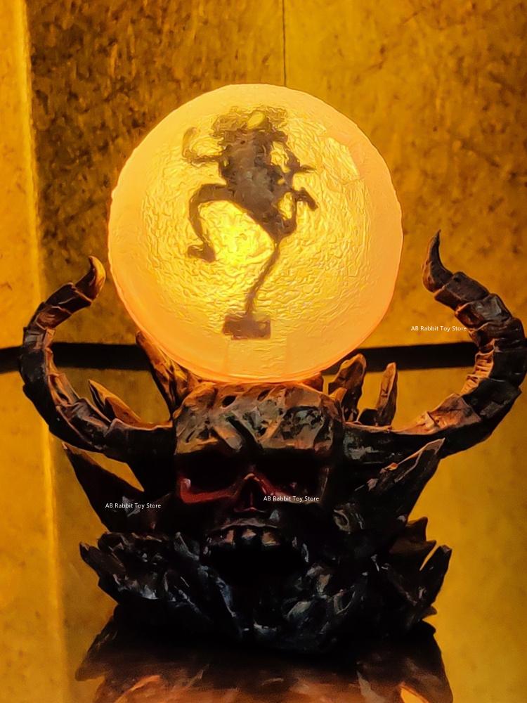 Фигурка One Piece Ника Луффи Луффи Бог Солнца 5-я передача со световым шаром 28 см Экшн-фигурка ПВХ Статуэтка Модель Коллекция Декора Игрушка Подарок