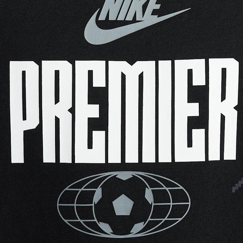 Nike Футболка Повседневная Мода Мягкая Удобная Свободная С Коротким Рукавом Мужские Топы Черный HJ3445-010
