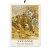 Vintage Van Gogh Oil Painting Works Flower Landscape Posters Wall Art Canvas And Prints Wall Pictures For Living Room Home Decor