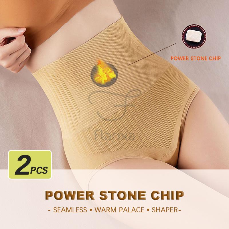 Flarixa 2 шт. Корректирующее белье с высокой талией Bodyshaper Бедро Бесшовные трусики с плоским животом Корректирующее белье Женские трусики Slim Fit