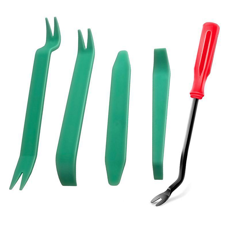 5Pcs/set DIY Accessories Car Buckle Car Audio Disassembly Tool Door Panel Interior Disassembly Driver Pry Bar