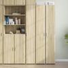 VidaXL Highboard Sonoma Oak 30x42.5x185 Cm Engineered Wood, Sideboard, Storage Cabinet, Side Panel, Cabinet, 3281394