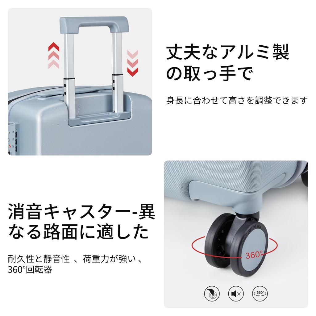 Переноска S и малогабаритная переноска бесшумная на 2 ночи и 3 ролика, которые могут вращаться Материал ПК [Ханке] 16-дюймовый корпус, размер, сверхлегкий чемодан, дорожный чемодан,