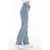 Girl's High Waist Wide Leg 100% Cotton Palazzo Loose Loose Denim Jeans