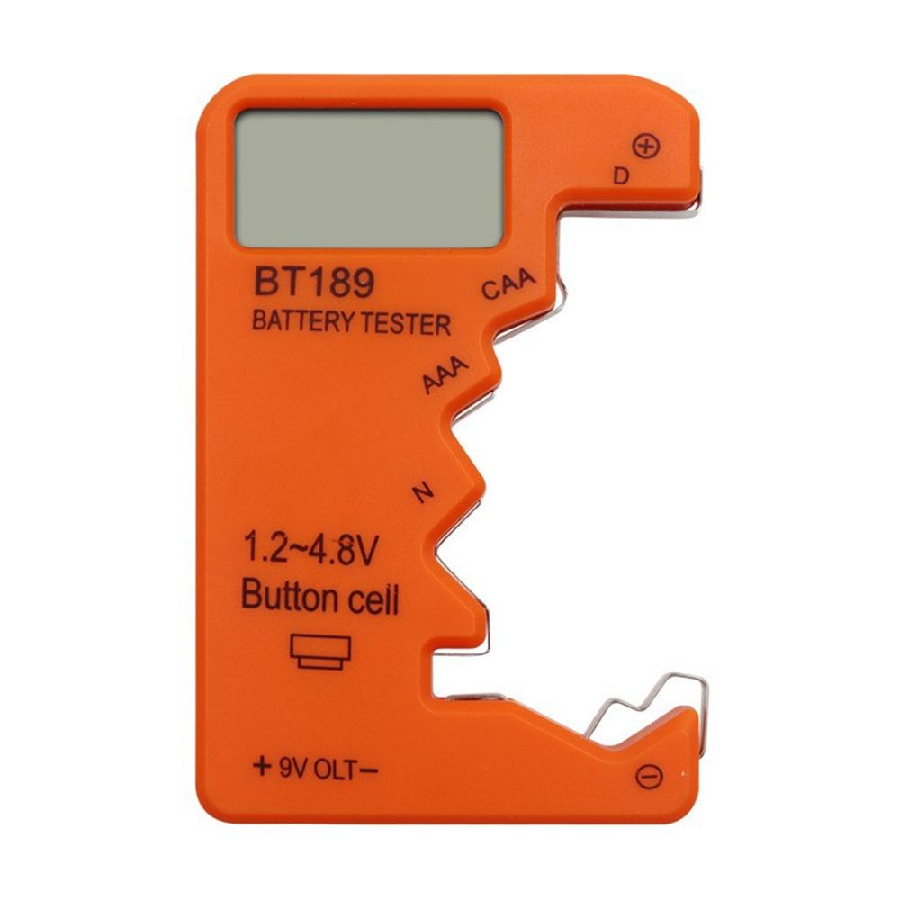 BT189 Battery Tester 9V Battery N-type Universal Digital Battery Tester Battery Level Indicator Battery Voltage Display