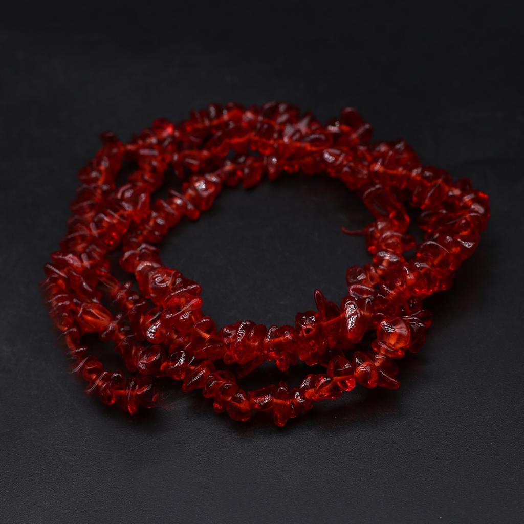 1 нить, бусины из целебного кристалла из щебня, 7 мм, натуральный камень, свободные бусины-разделители для изготовления ювелирных изделий, ожерелья, браслета, аксессуары, длина 80 см