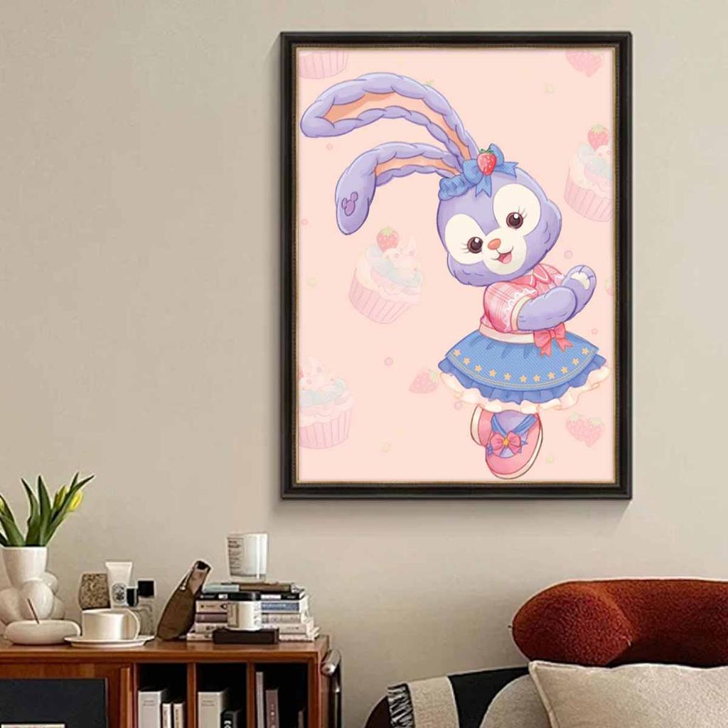 DIY Diamond Painting A Cute Little Rabbit Cross Stitch Kit Mosaic Art Diamond Painting Full Circle Diamond Home Decoration