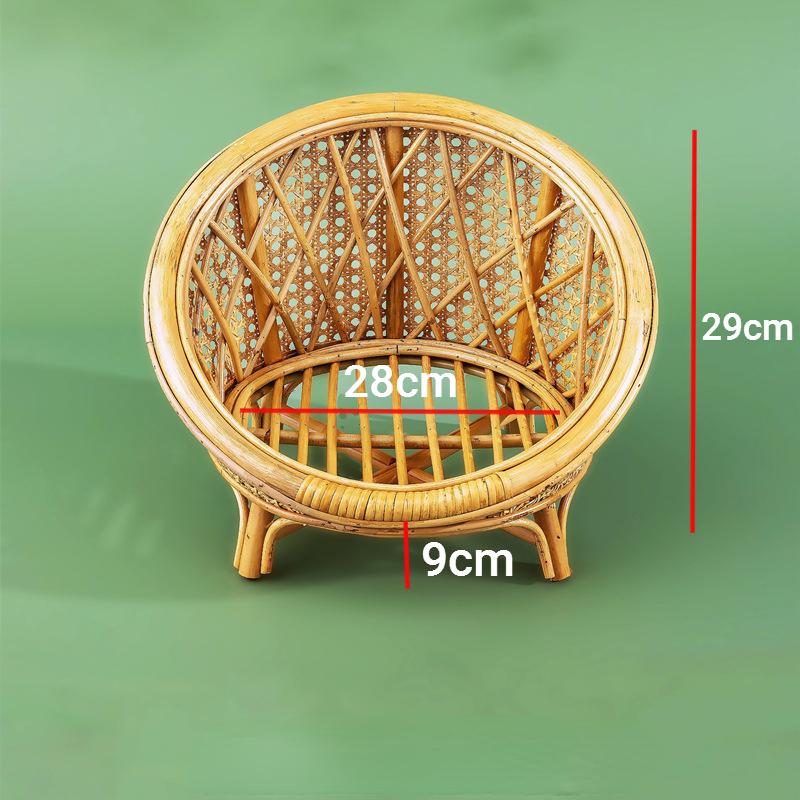 Newborn Photography Props  Basket  Bed Retro Chair Baby Bed Container Photography Pose Shooting Studio Accessories