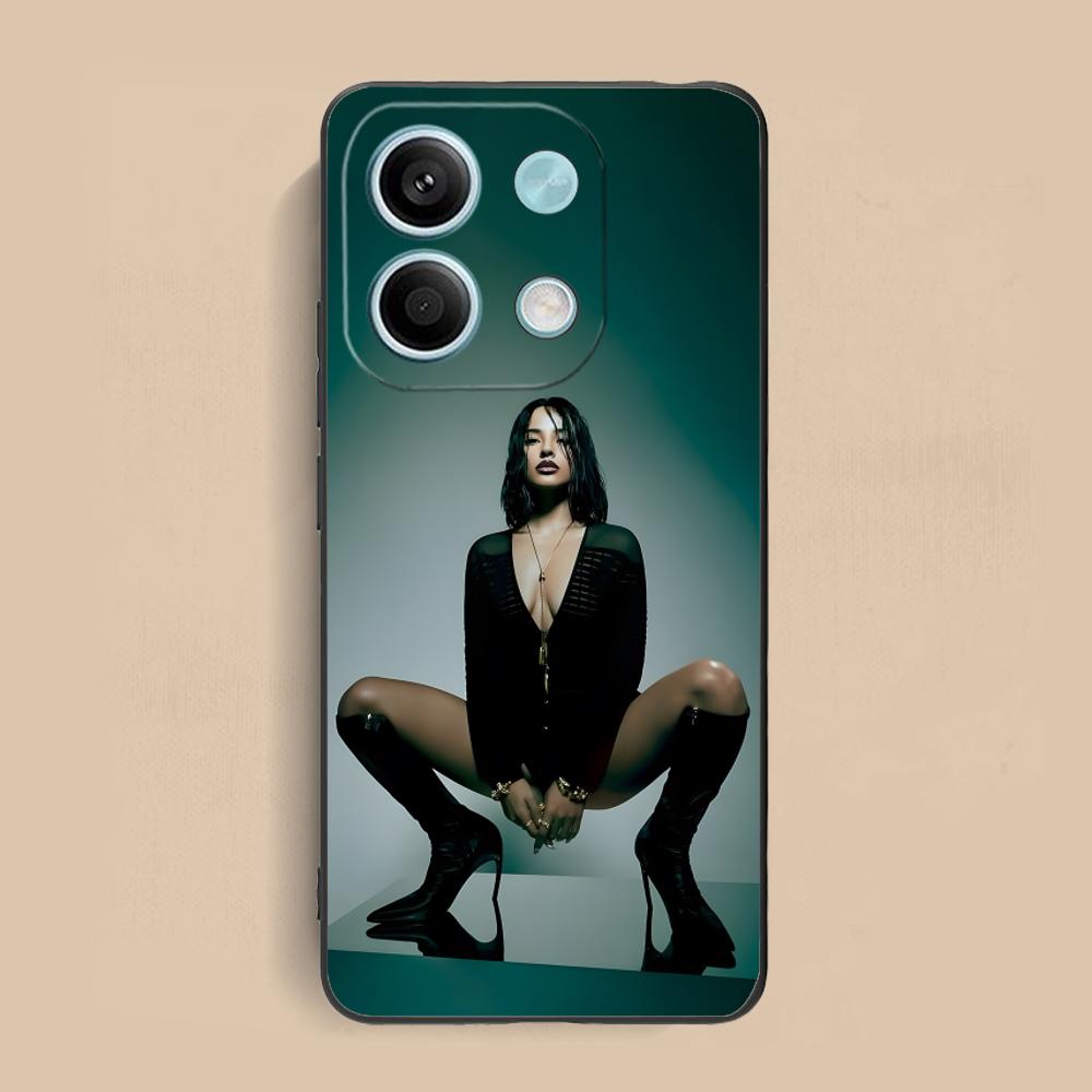 Модный матовый чехол из ТПУ Becky G для мобильного телефона Xiaomi Redmi Note 14 13 12 11 S Pro Plus 4G 5G, цветная печатная крышка