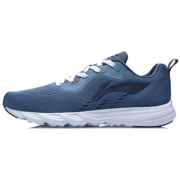 Li-Ning Универсальные Модные Ткань Искусственная Кожа Амортизирующие Нескользящие Износостойкие Дышащие Легкие Низкие Беговые Кроссовки ARBR005-3