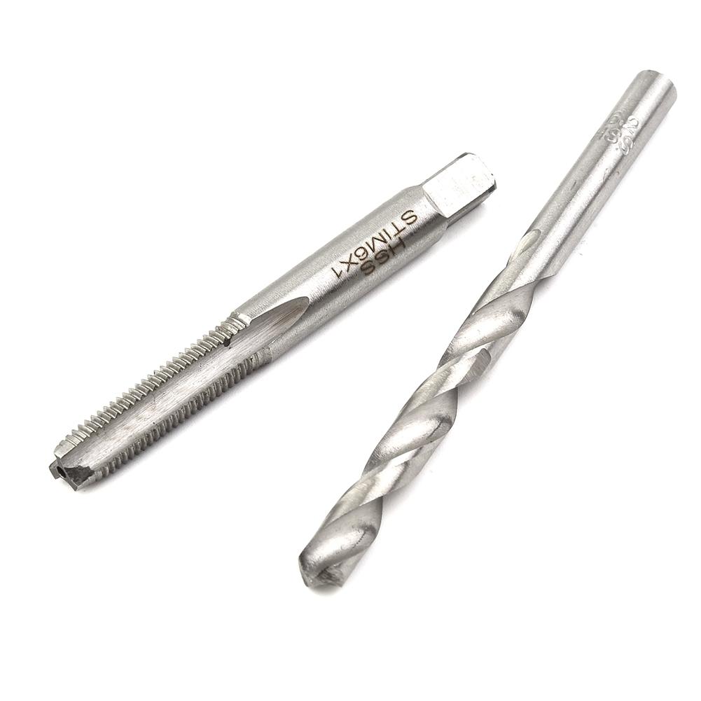 M6 Thread Repairing Set 30 Pieces with Wrench Inserts Tap and Drill Bit