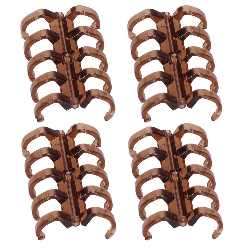 20 шт. Кольца для переплета сегментированные, держат 60 листов, толщина переплета 11 мм, канцелярские принадлежности, янтарный цвет