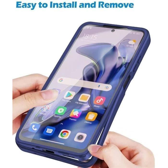 Защитный чехол - BOOLING - для Samsung Galaxy A23 5G - Ударопрочный 360° - Темно-синий - Полужесткий