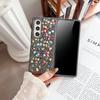 Блестящий Алмазный Яркий Чехол для Телефона Samsung Galaxy Z Fold 7 6 5 4 3 Fold7 Fold6 ТПУ Мягкий Край Защитный Чехол Женский Девочка
