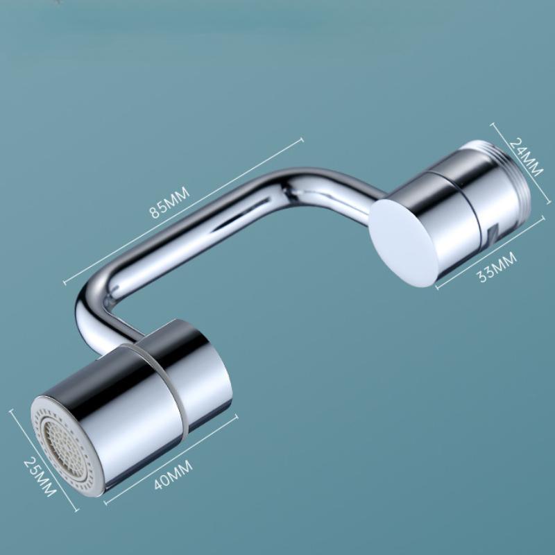 1080 Degree Rotatable Extension Faucet Sprayer Head Universal Bathroom Tap Extend Adapter