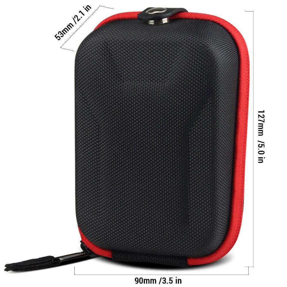 Premium Shockproof Golf Rangefinder Case Carabiner Compact Range Finder Bag EVA Hard Cover Durable Carrying Storage Case Outdoor