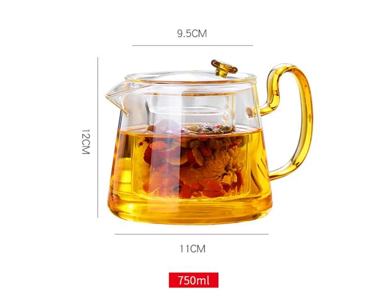Заварочный чайник из термостойкого стекла Flower Tea Cup 750 мл, практичная бутылка, многофункциональный заварочный чайник, набор для приготовления чая