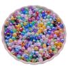 Acrylic Transparent 40-200Pcs Necklace Bracelet Loose Beads AB Color Round 4 6 8mm DIY Crafts Jewelry Making