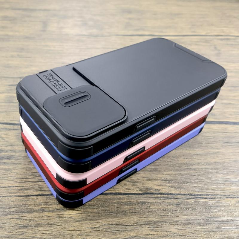 Роскошный чехол-слайдер с защитой камеры для 17 16 15 14 13 12 11 Pro Max Air 17Pro IPhone16 IPhone15 IPhone14 IPhone13 ProMax