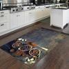 Special Design Kitchen Rug for Coffee Lovers Stain-Resistant, Easy-to-Clean Coffee Patterned Kitchen Rug