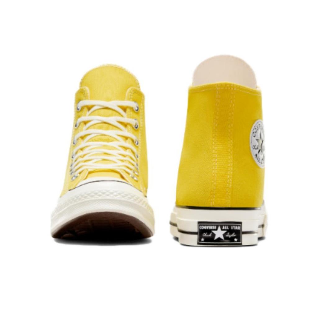 Converse Chuck 70 Fashion Versatile High-Top Canvas Shoes Unisex Sneakers Yellow A08618C