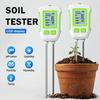 3/5 в 1 Цифровой ЖК-тестер почвы PH/Влажность/Температура/Плодородие/Солнечный свет/Влажность Измеритель почвы с подсветкой для сада газона