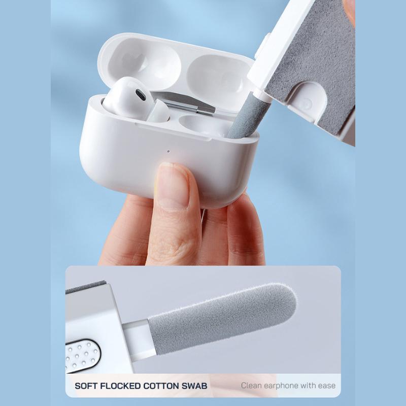 8 в 1 набор для чистки клавиатуры, щетка для чистки наушников AirPods, компьютера, планшета, ноутбука, экрана телевизора, мобильных телефонов, инструменты для чистки