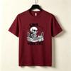 Work First Skull TShirt Funny Skeleton Office Coffee Lover Graphic Tee Casual Cotton Short Sleeve Streetwear for Unisex Unisex
