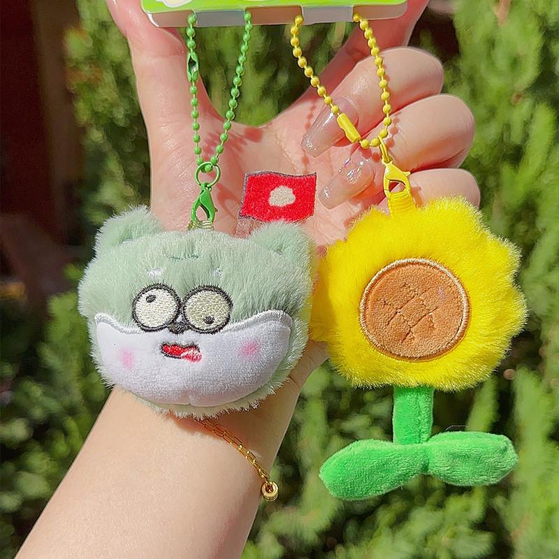 Penguin Panda Cute Dog Cartoon Animal Magnetic Plush Pendant For Bag Decor