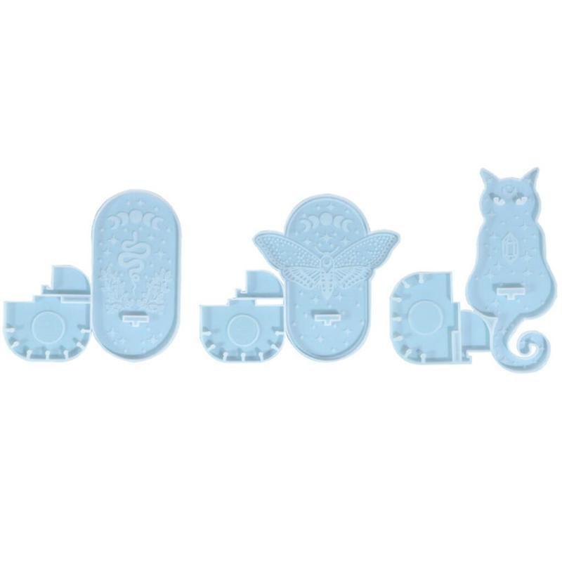 1шт DIY клей капает плесень 3 стиля настенный силиконовый плесень украшения дома