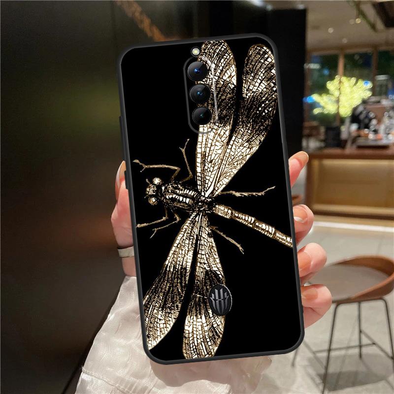 Dragonfly Phone Case For ZTE Nubia Red Magic 9 Pro Plus 6 7 8 Pro 6S 7S 8S Pro Plus 5G 5S 6R Cover