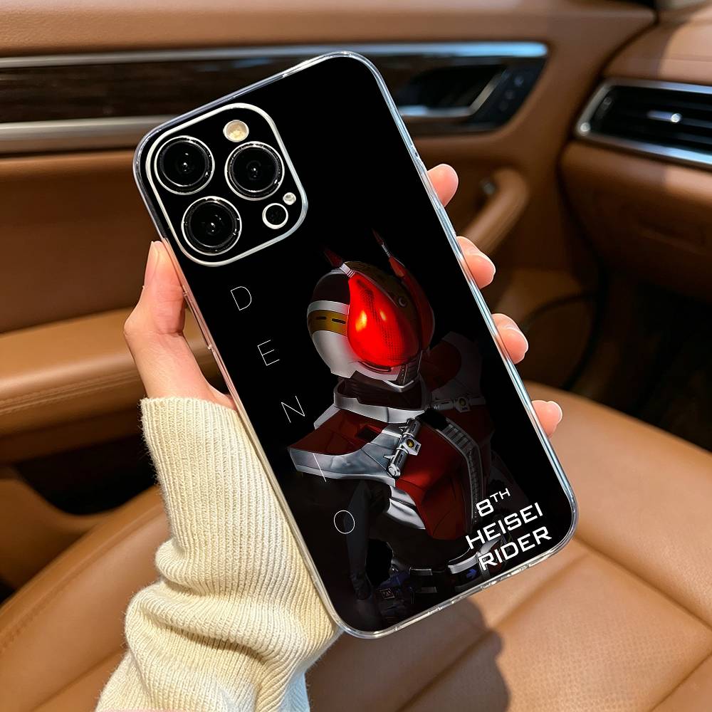 Чехол для телефона K-Kamen R-Rider ZeztzS Для iPhone17,16,15,14,13,12,Pro Max,16/15/14 Plus XS Мягкий силиконовый прозрачный чехол