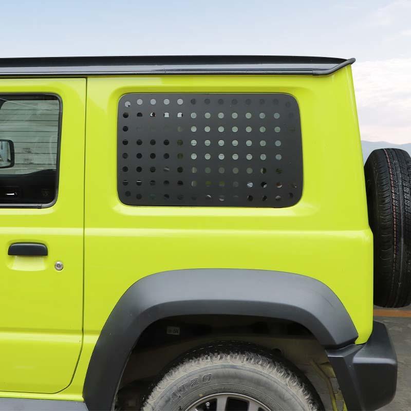 Накладки-декорации на боковые стекла задней части кузова для Suzuki Jimny 2019 и новее, ПВХ, автомобильные аксессуары