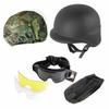 SHENKEL X800 Goggles and Fritz Helmet Set, German Camouflage Fleckturn (met-011gm)