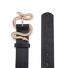 Women's Belt Trend Retro Snake Buckle Belt Fashion Casual Pu Leather Belt With Dress Jeans Belts Gift For Women and Girlfriend
