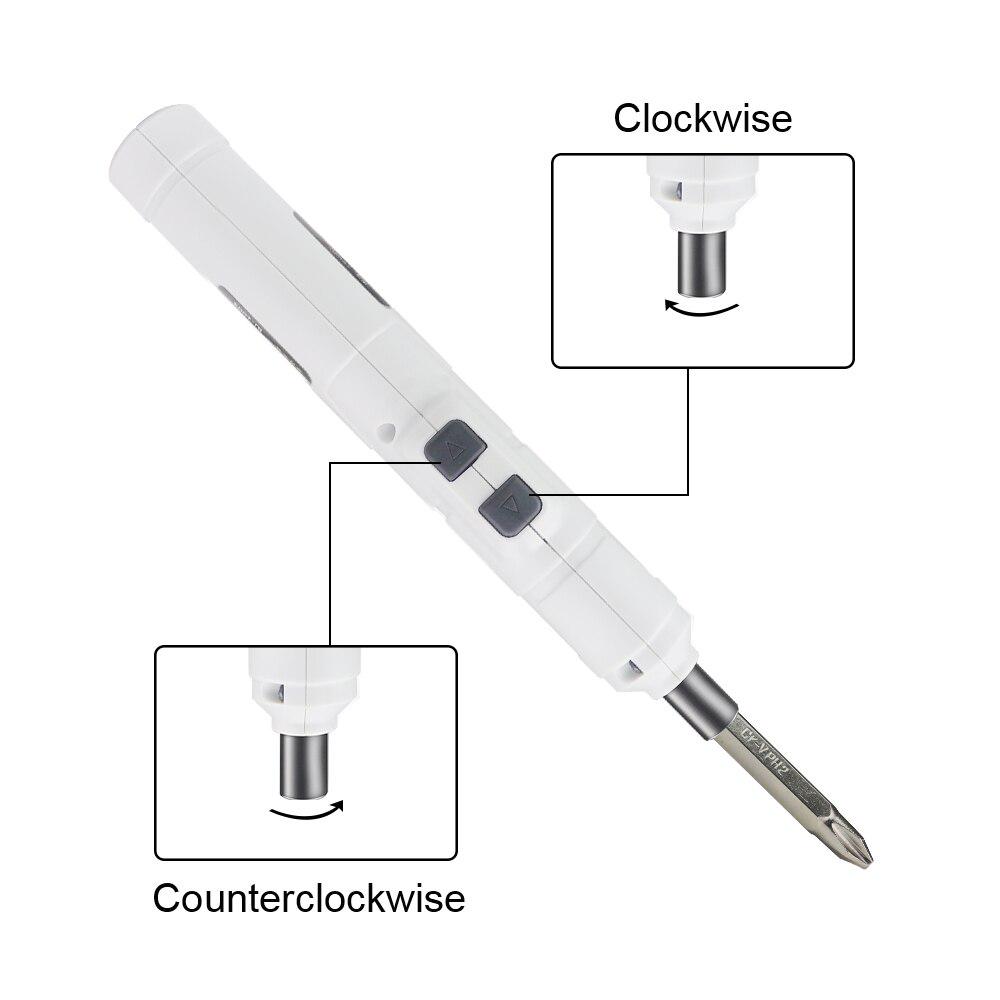 Набор электрических отверток Многофункциональные аккумуляторные отвертки Набор бит Ремонт электроинструментов Отвертка с сильным магнитом