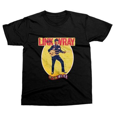 Hot!! Unisex T Shirt Camiseta Link Wray Adult Full SIze NZ360 FREE SHIPPING