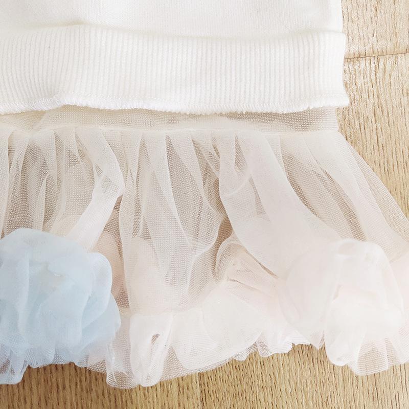 Юбка-свитшот с длинными рукавами для девочек из двух частей - модный детский топ весна/осень 2025 года для малышей и детей