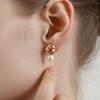 Серьги-венок из натурального пресноводного жемчуга Ozel PB127E