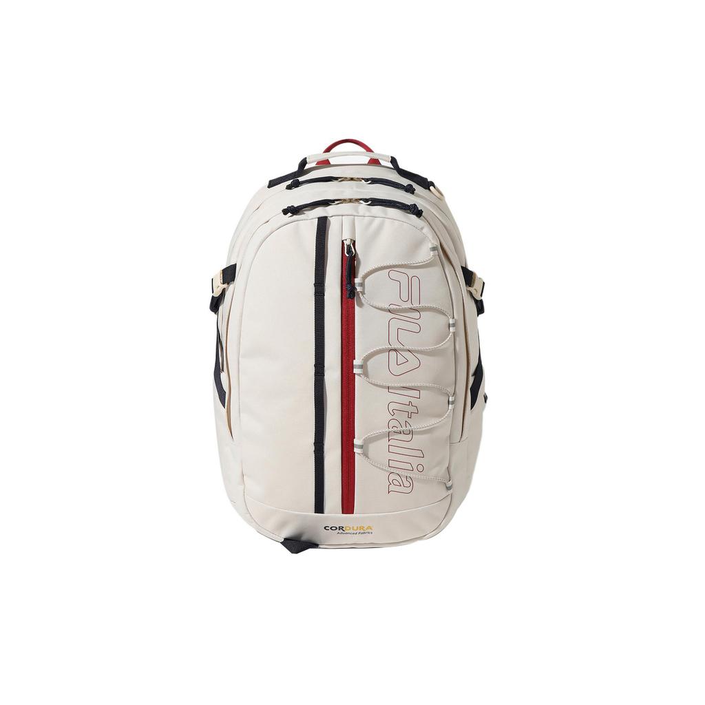 New FILA Polyester Backpack Regular Unisex White FS3BPF5006X-CRM