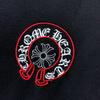 8241 CHROME HEARTS Лето 2026 Новая Высококачественная Хлопковая Круглый Вырез Свободная Большого Размера Мужская и Женская Футболка Футболка для Пары