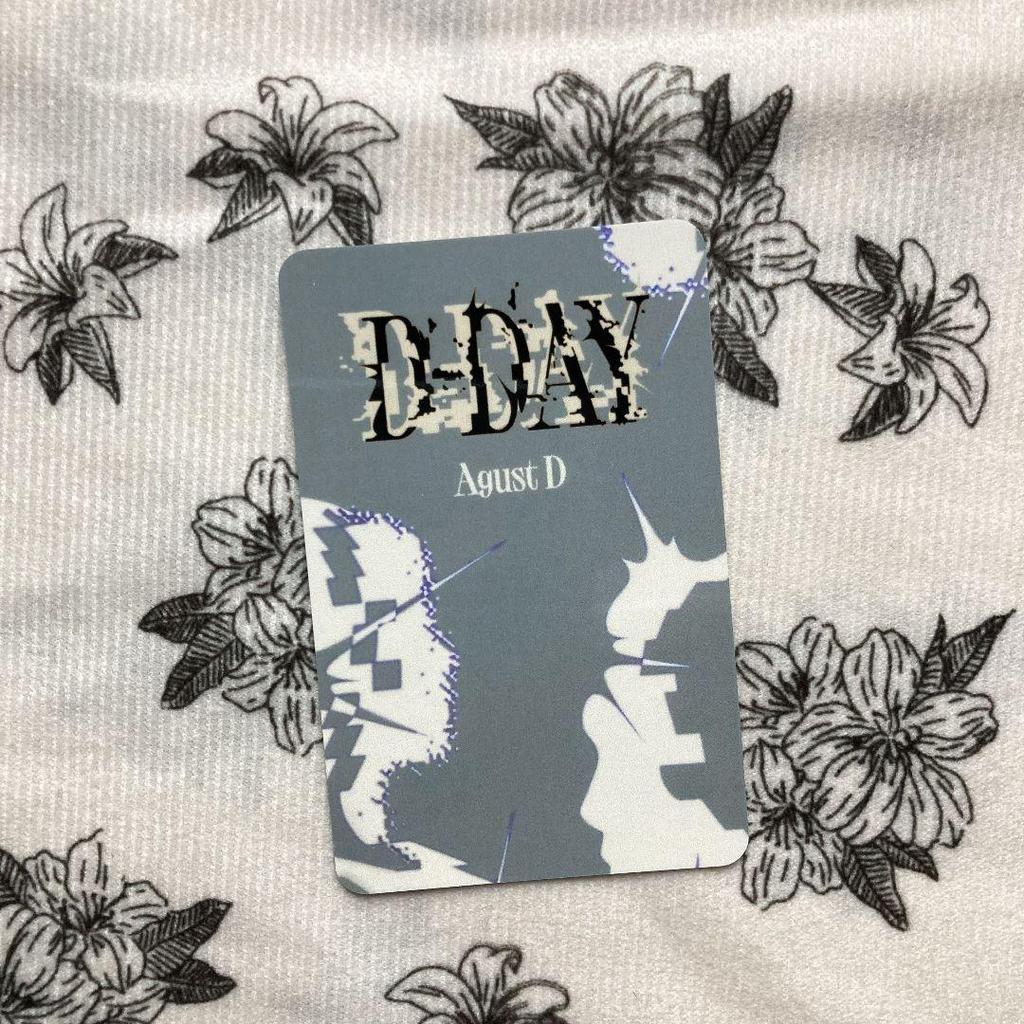 [Б/У] BTS SUGA Юнги AgustD ФИНАЛЬНАЯ D-DAY Торговая карта