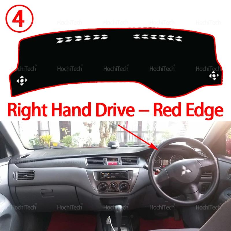 Для Mitsubishi Lancer 9 GLX Девятое поколение 2008-2020 Накладка на приборную панель автомобиля Защита от света Коврик на платформу приборов Ковер