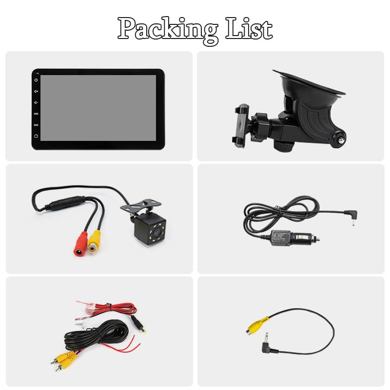 CarPlay Android Auto Car Radio Multimedia Video Player 7inch Portable Touch Screen Bluetooth 5.0