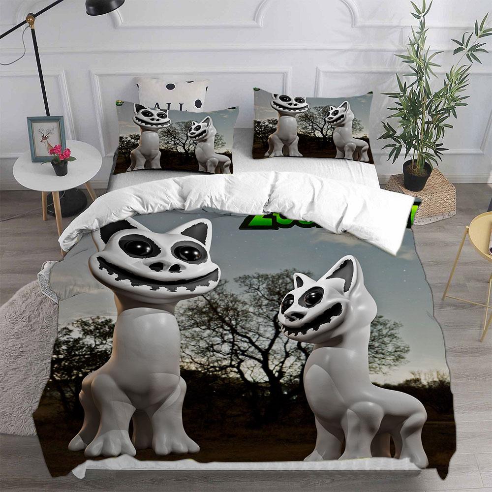Игра Zoonomaly Постельное белье Комплекты Одеяло Одеяло Покрывало Пододеяльник Наволочка 2-3 предмета Комплекты Украшения для спальни Домашний текстиль