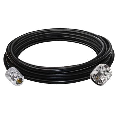TUOLNK N-папа к N-маме Коаксиальный кабель РЧ с низкими потерями RG58 Удлинительный кабель Кабель типа N Папа к маме (для антенны Wi-Fi/роутера/3G/4G/LTE) 16.4ft (5M)