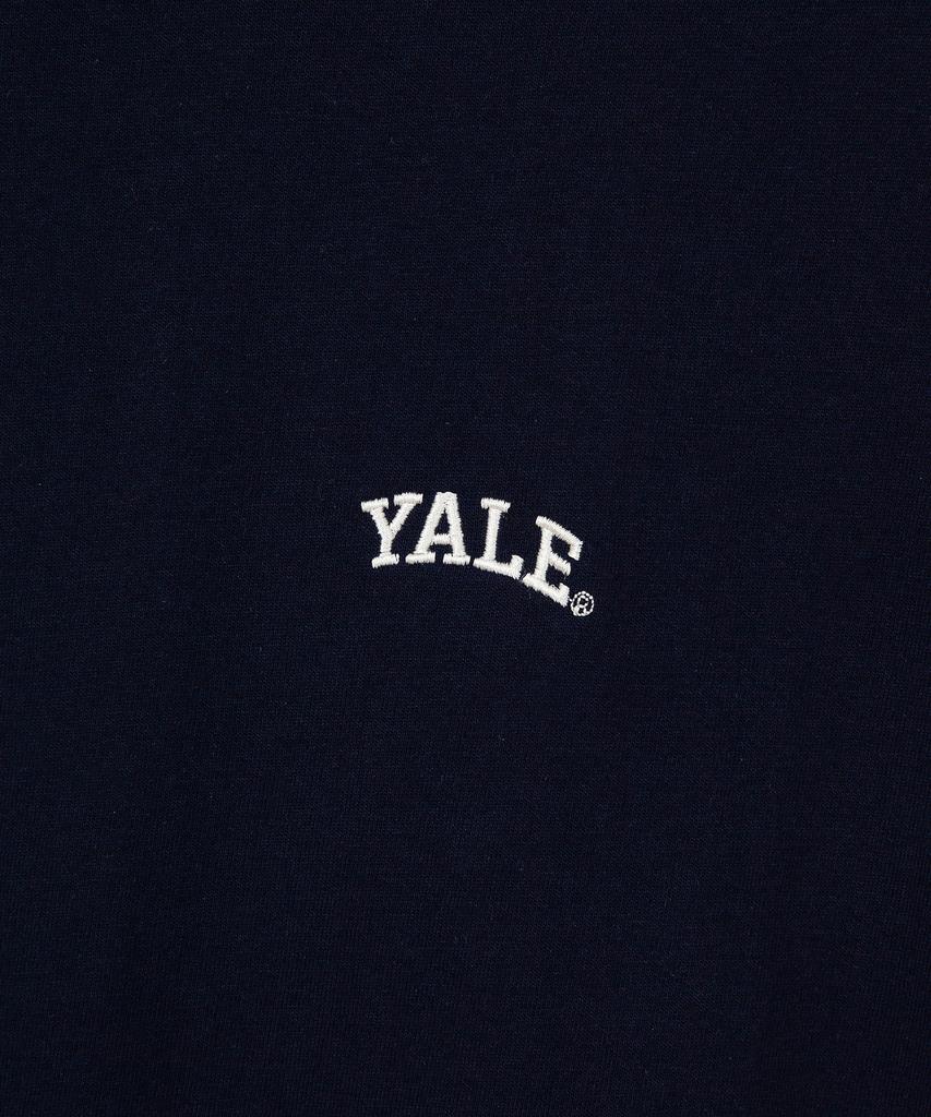 YALE Футболка с маленькой аркой Темно-синяя